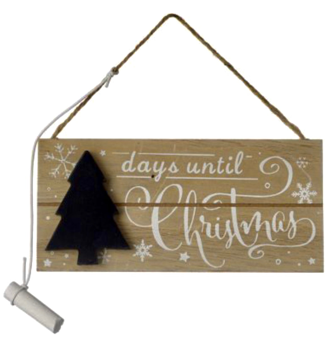 Wooden Christmas Countdown