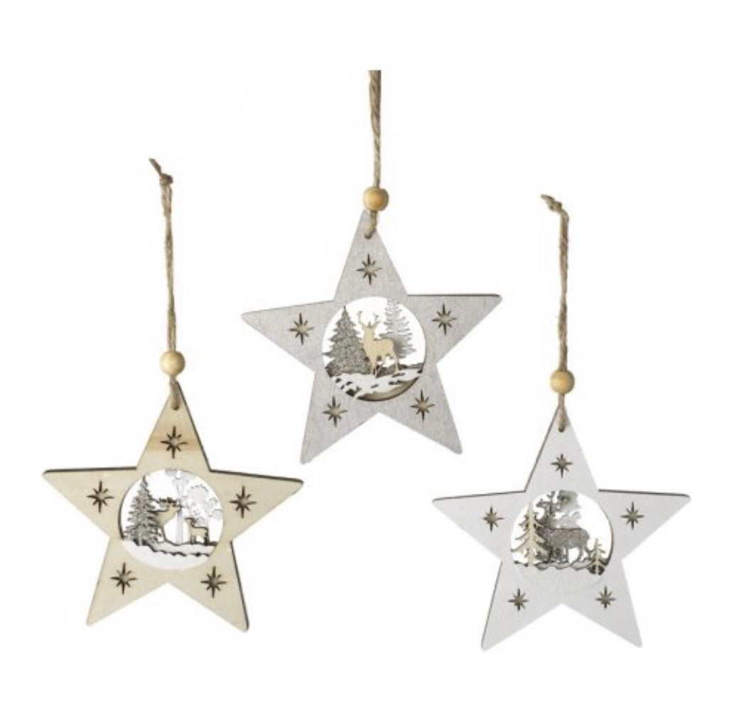 Wooden Tree Decorations