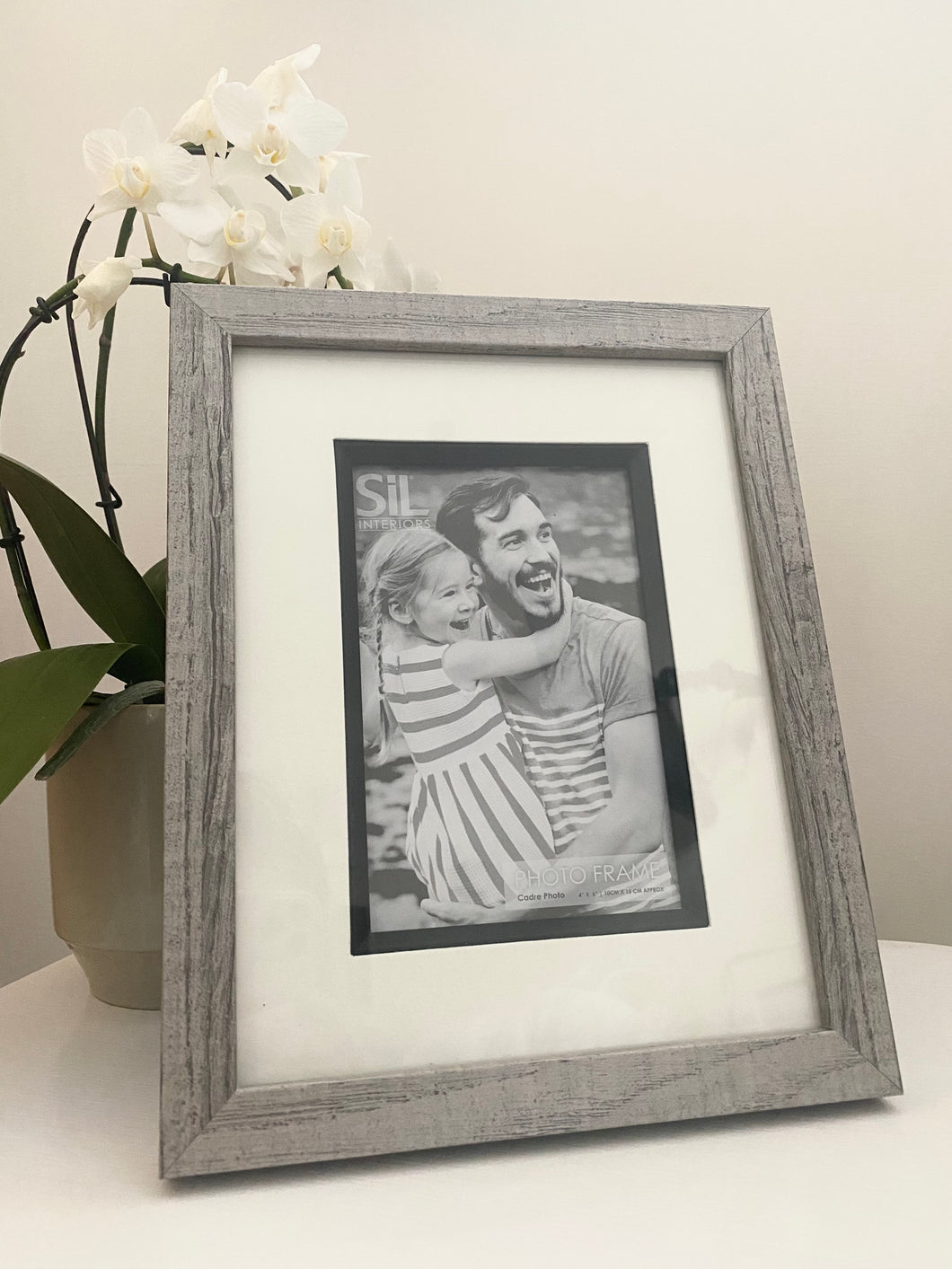 Grey Wood Photo Frame